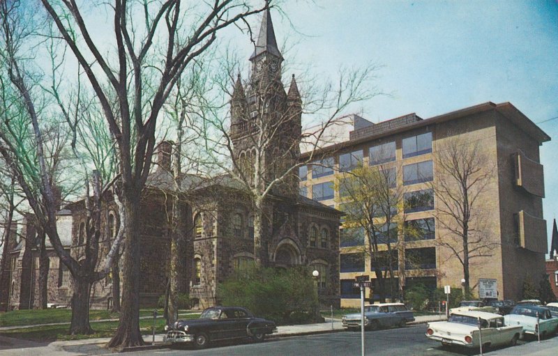 Old and new Bucks County courthouse