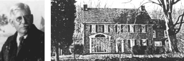 Edward Redfield, the best known of the Pennsylvania Impressionists of the New Hope School, lived in Centre Bridge from 1898 until his death in 1965. He bought this house on the canal in 1935 and added the large first floor window when constructing his artist’s studio.