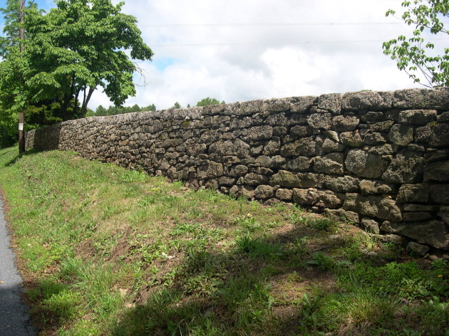Stone wall on Creamery Road