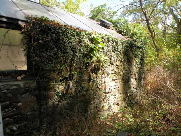 Springhouse on the Jonathan P. Magill farm, used to hide fugitives