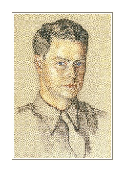 Self-portrait of Ranulph Bye circa 1940