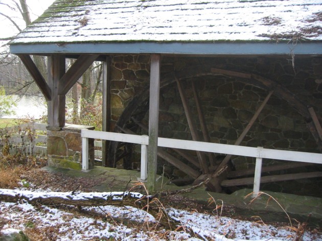 Waterwheel on Bucks County Audubon property
